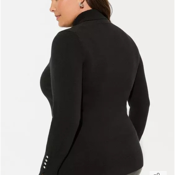Torrid Off-White Turtleneck Sweater - Picture 6 of 6